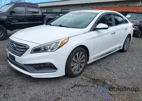2017 Hyundai Sonata Sport from USA, damaged, VIN 5NPE34AFXHH536184